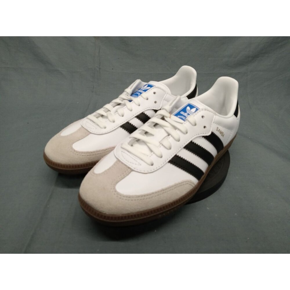 Adidas Samba OG C Sneakers Leather Black White Gum Kids Size 11K NEW NO BOX! - Picture 9 of 11